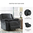 Signature Design by Ashley Draycoll Rocker Recliner in Slate