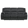 Signature Design by Ashley Draycoll Power Reclining Sofa in Slate