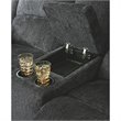 Signature Design by Ashley Draycoll Reclining Loveseat with Console in Slate