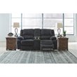 Signature Design by Ashley Draycoll Power Reclining Loveseat in Slate