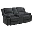 Signature Design by Ashley Draycoll Power Reclining Loveseat in Slate