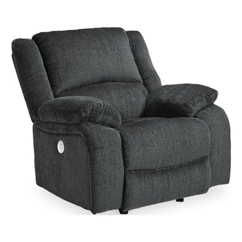 Signature Design by Ashley Draycoll Power Rocker Recliner in Slate