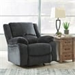 Signature Design by Ashley Draycoll Power Rocker Recliner in Slate