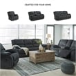 Signature Design by Ashley Draycoll Power Rocker Recliner in Slate