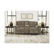 Signature Design by Ashley Draycoll Power Reclining Loveseat in Pewter