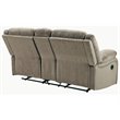 Signature Design by Ashley Draycoll Power Reclining Loveseat in Pewter