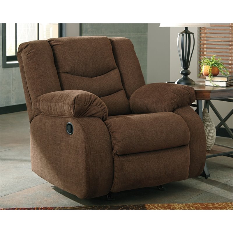Signature Design by Ashley Tulen Rocker Recliner in Chocolate