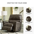 Signature Design by Ashley Navi Rocker Recliner in Smoke