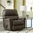 Signature Design by Ashley Navi Rocker Recliner in Smoke