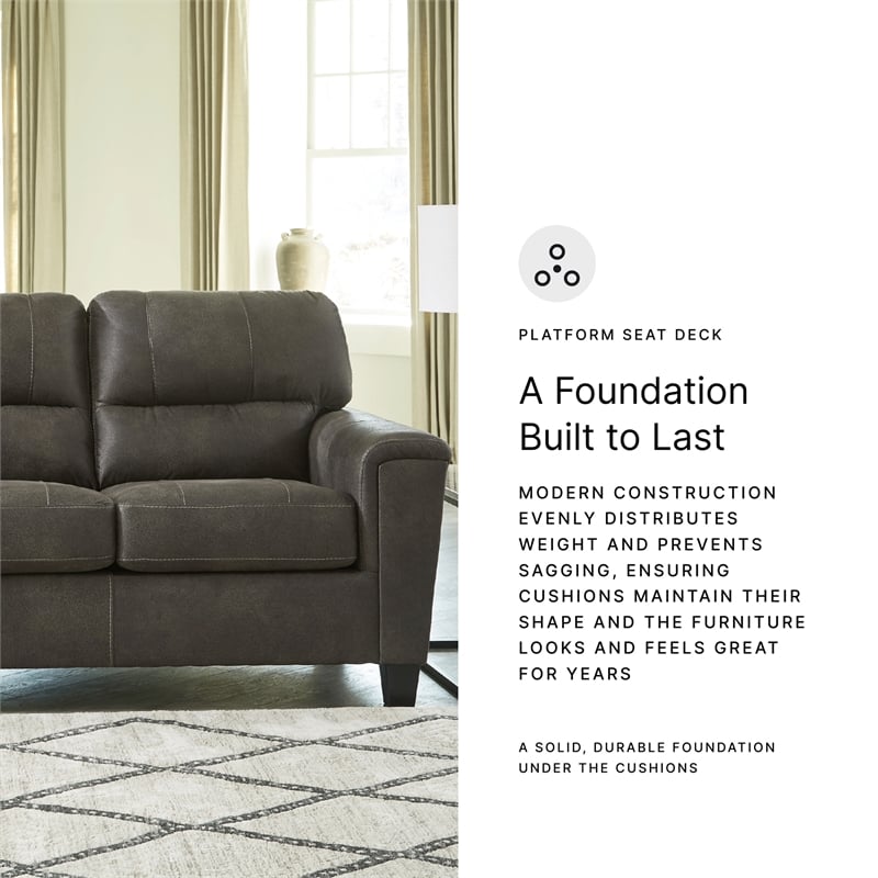 Signature Design by Ashley Navi Sofa in Smoke
