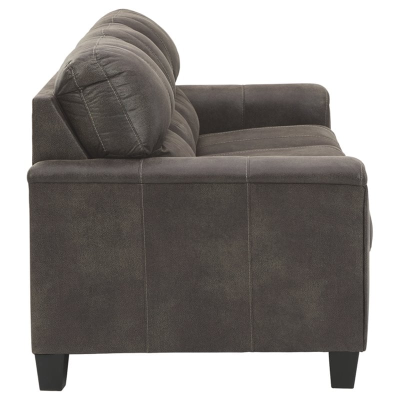 Signature Design by Ashley Navi Queen Sleeper Sofa in Smoke