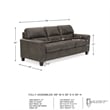 Signature Design by Ashley Navi Queen Sleeper Sofa in Smoke