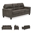 Signature Design by Ashley Navi Queen Sleeper Sofa in Smoke