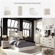 Signature Design by Ashley Cambeck Narrow 5 Drawer Chest in Whitewash