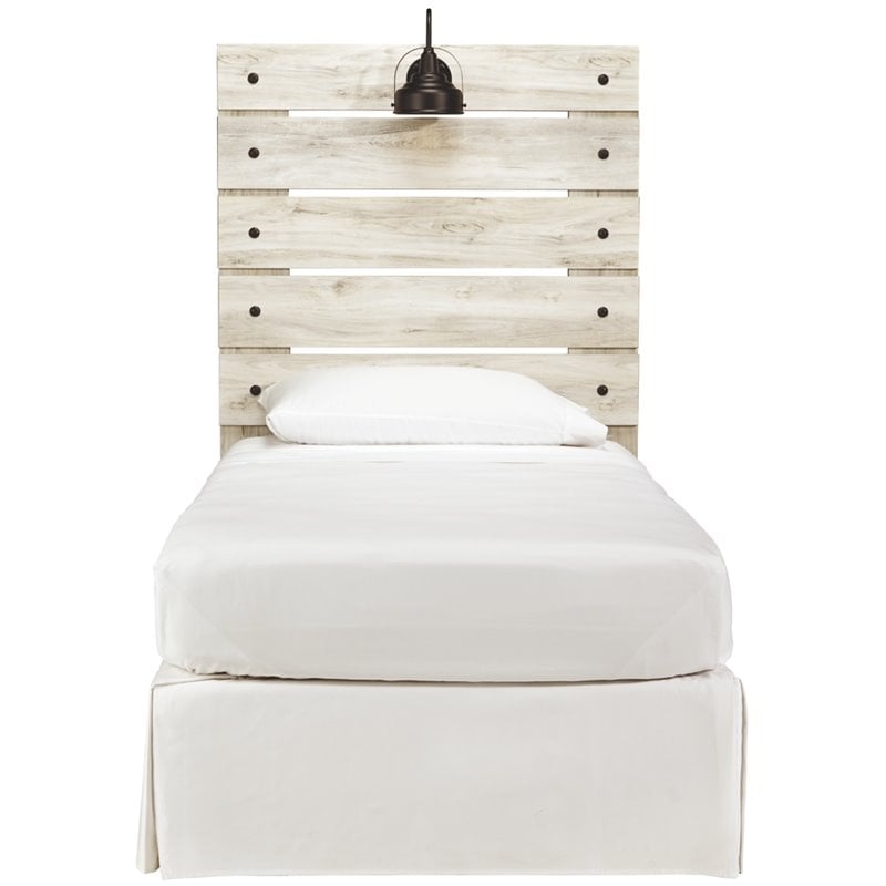 Signature Design by Ashley Cambeck Twin Panel Headboard in Whitewash