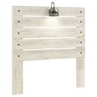 Signature Design by Ashley Cambeck Full Panel Headboard in Whitewash