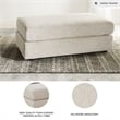 Signature Design by Ashley Soletren Oversized Accent Ottoman in Stone