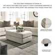 Signature Design by Ashley Soletren Oversized Accent Ottoman in Stone