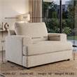 Signature Design by Ashley Soletren Oversized Accent Chair in Stone