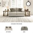 Signature Design by Ashley Soletren Loveseat in Stone