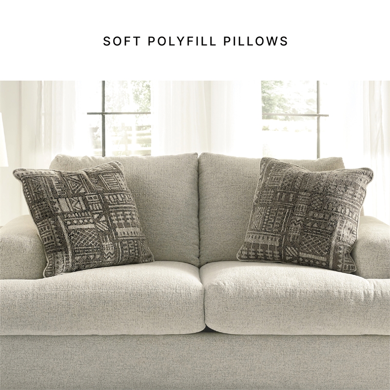Signature Design by Ashley Soletren Loveseat in Stone