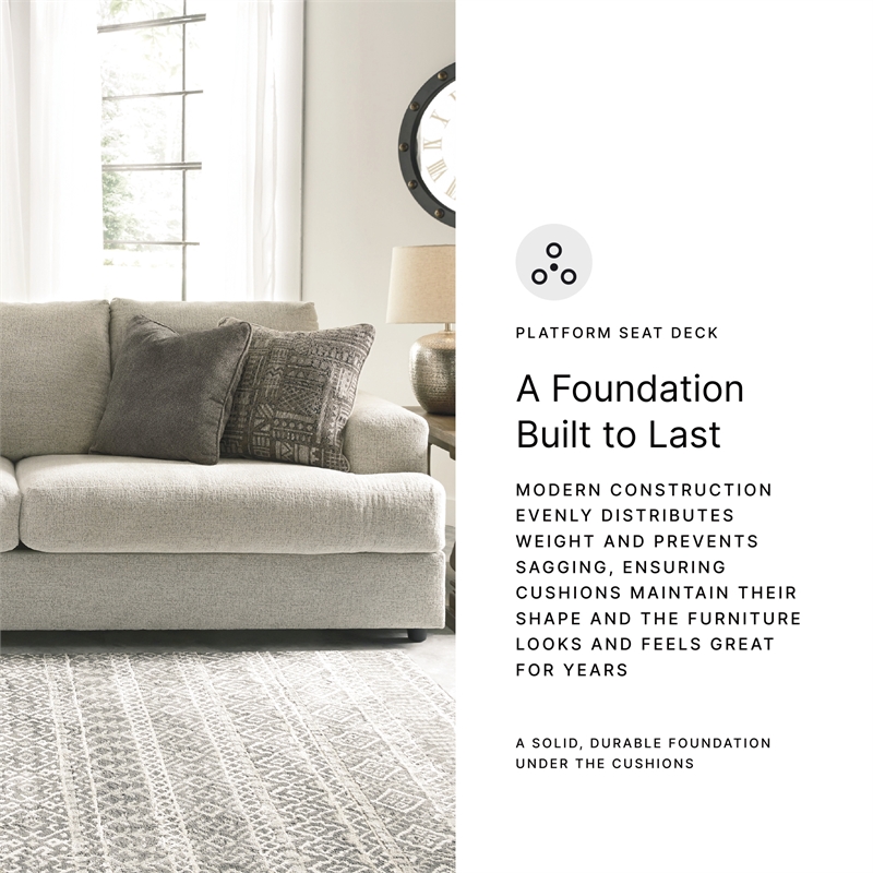 Signature Design by Ashley Soletren Sofa in Stone