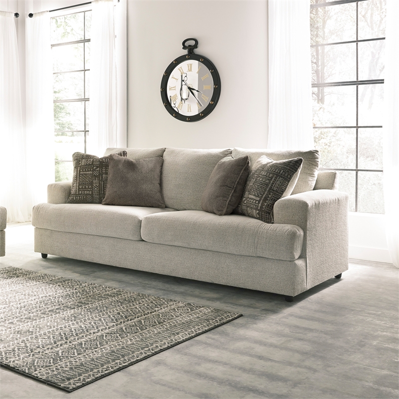 Signature Design by Ashley Soletren Queen Sleeper Sofa in Stone
