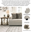 Signature Design by Ashley Soletren Queen Sleeper Sofa in Stone