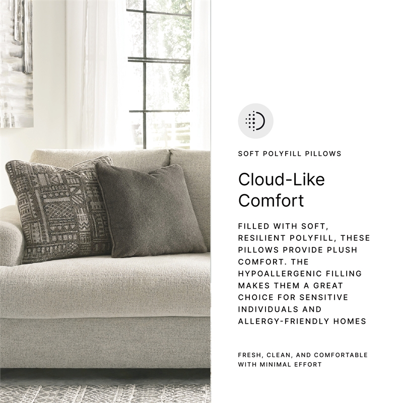Signature Design by Ashley Soletren Queen Sleeper Sofa in Stone