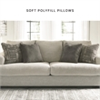 Signature Design by Ashley Soletren Queen Sleeper Sofa in Stone