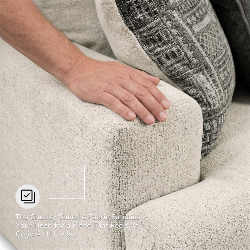 Signature Design by Ashley Soletren Queen Sleeper Sofa in Stone