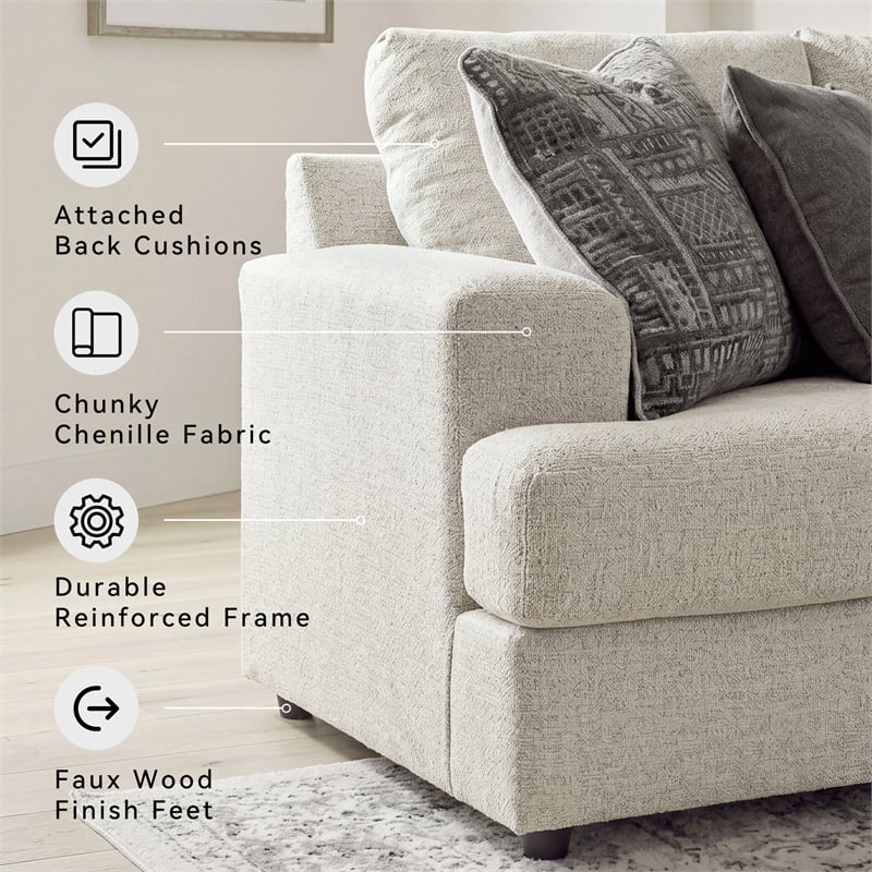 Signature Design by Ashley Soletren Queen Sleeper Sofa in Stone