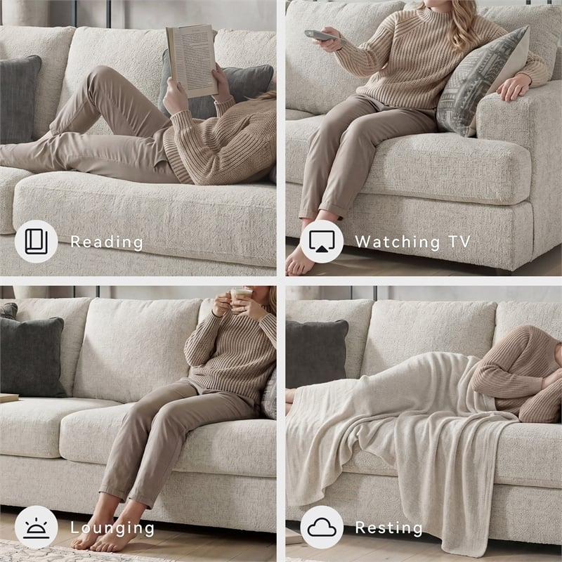 Signature Design by Ashley Soletren Queen Sleeper Sofa in Stone