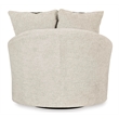 Signature Design by Ashley Soletren Swivel Accent Chair in Stone