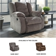 Signature Design by Ashley Tulen Rocker Recliner in Gray