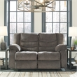 Signature Design by Ashley Tulen Reclining Loveseat in Gray