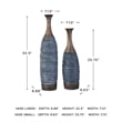 Signature Design by Ashley Blayze 2 Piece Vase Set in Antique Gray and Brown