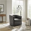 Signature Design by Ashley Brentlow Swivel Chair in Distressed Black