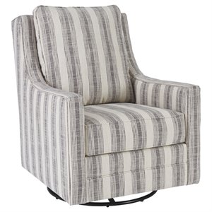 signature design by ashley kambria swivel glider accent chair