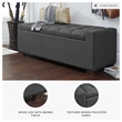 Signature Design by Ashley Cortwell Storage Bench in Gray
