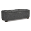 Signature Design by Ashley Cortwell Storage Bench in Gray