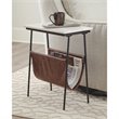 Signature Design by Ashley Etanbury Accent Table in Brown and Black and White