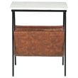 Signature Design by Ashley Etanbury Accent Table in Brown and Black and White