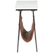 Signature Design by Ashley Etanbury Accent Table in Brown and Black and White
