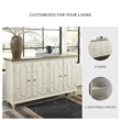 Signature Design by Ashley Roranville Accent Cabinet in Antique White