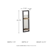 Signature Design by Ashley Colburn Wall Sconce in Natural and Black