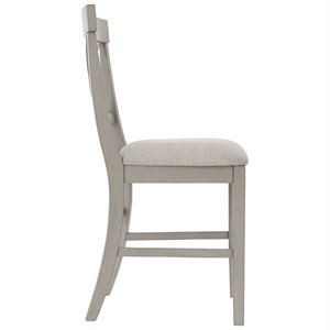 signature design by ashley parellen upholstered bar stool in gray