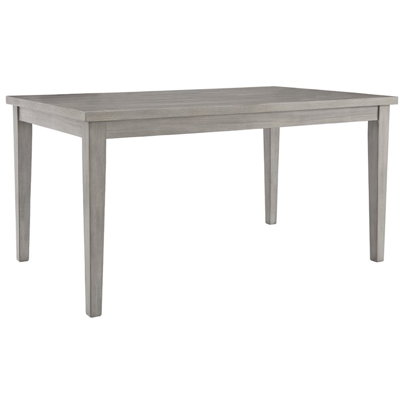 Signature Design by Ashley Parellen Rectangular Dining Table in Gray