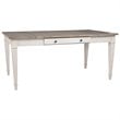 Signature Design by Ashley Skempton Dining Table in White and Light Brown