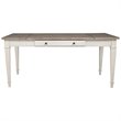 Signature Design by Ashley Skempton Dining Table in White and Light Brown